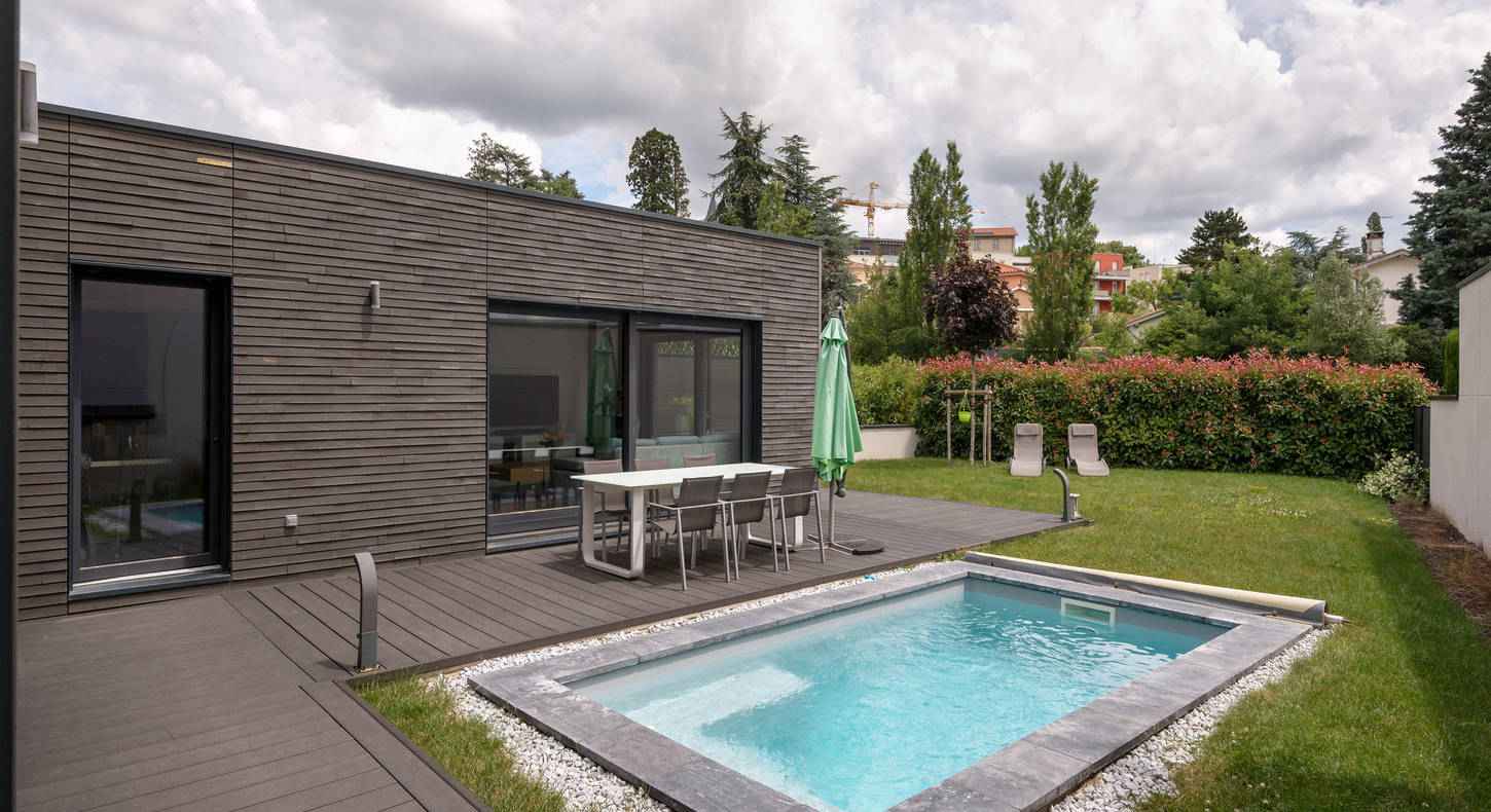 Maison contemporaine de 135 m² à Limonest Maison contemporaine de 135 m² à Limonest