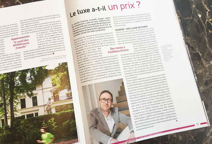 Dossier immobilier sur le luxe caché de Lyon Dossier immobilier sur le luxe caché de Lyon